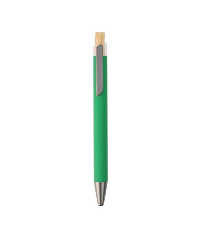 KEEN - Metal Ball Pen with Bamboo Button